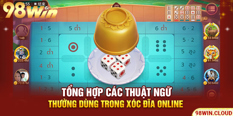 Tổng hợp các thuật ngữ thường dùng trong xóc đĩa online