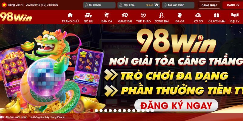 Giấy phép kinh doanh hợp lệ của 98win