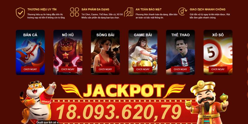 Các siêu phẩm của nhà cái 98win